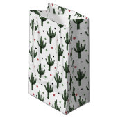 Petit Sac Cadeau Cactus (Devant Angle)
