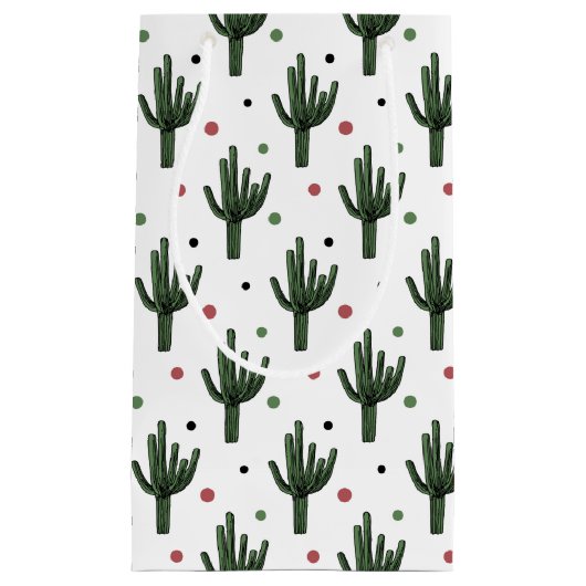 Petit Sac Cadeau Cactus (Devant)