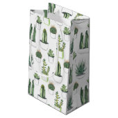 Petit Sac Cadeau Cactus pour aquarelle et Succulent (Dos Angle)
