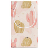 Petit Sac Cadeau cactus rose (Dos)