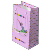 Petit Sac Cadeau Cadeau de temps de yoga pour elle (Dos Angle)