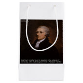 Petit Sac Cadeau Cadeaux Alexander Hamilton (Devant)