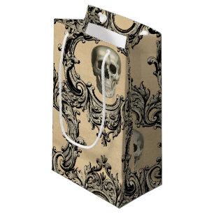 Petit Sac Cadeau Cadre victorien Skulets Goth Skeleton Gothique
