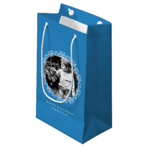 Petit Sac Cadeau Cadres photo Blue Fancy Swils