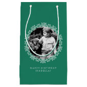 Petit Sac Cadeau Cadres photo Jade Green Fancy Swils (Devant)
