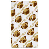 Petit Sac Cadeau Calembour de carlin de Puggerific (Dos)