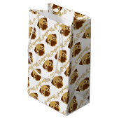 Petit Sac Cadeau Calembour de carlin de Puggerific (Dos Angle)