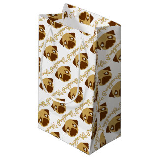 Petit Sac Cadeau Calembour de carlin de Puggerific