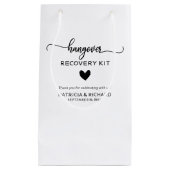 Petit Sac Cadeau Calligraphie Coeur mignon Kit Mariage Hangover (Devant)