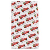 Petit Sac Cadeau Camion De Ramassage Rouge Avec Cadeaux Cadeaux (Dos)