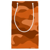 Petit Sac Cadeau Camo Monocolor Espagnol Orange (Devant)