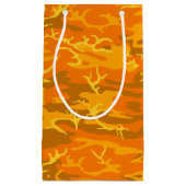 Petit Sac Cadeau Camo orange (Devant)