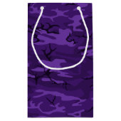 Petit Sac Cadeau Camo violet foncé (Dos)