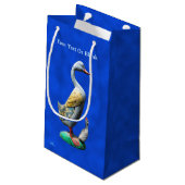 Petit Sac Cadeau Canards patinés en bois (Dos Angle)