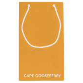 Petit Sac Cadeau Cape Gooseberry yellow color name (Dos)
