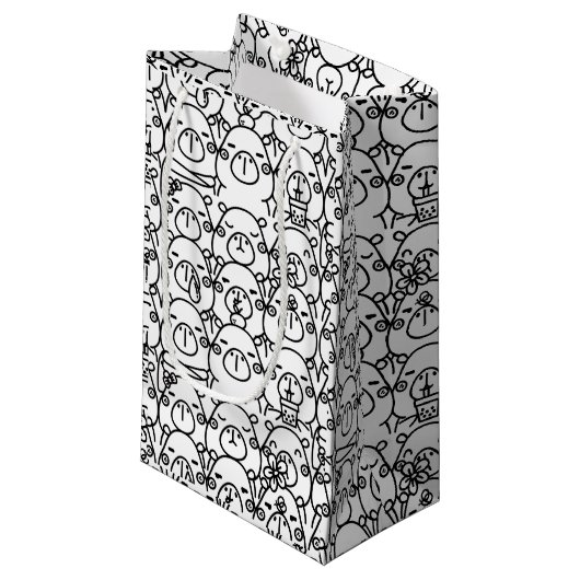 Petit Sac Cadeau Capybara (Devant Angle)