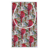 Petit Sac Cadeau Cardinal rouge de NOËL (Dos)