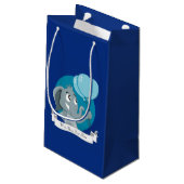 Petit Sac Cadeau Caricature d'éléphant (Dos Angle)