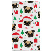 Petit Sac Cadeau Carlin mignon de Noël (Dos)