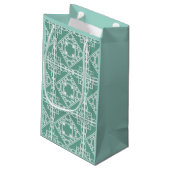 Petit Sac Cadeau Carrelage Art déco (Dos Angle)