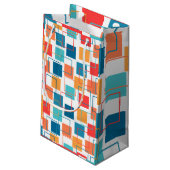 Petit Sac Cadeau Carrés et grands titres (Dos Angle)