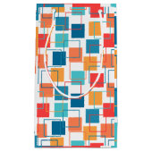 Petit Sac Cadeau Carrés et grands titres (Devant)