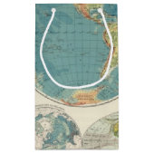 Petit Sac Cadeau Carte 2 d'atlas du monde (Dos)