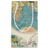 Petit Sac Cadeau Carte 2 d'atlas du monde (Devant)