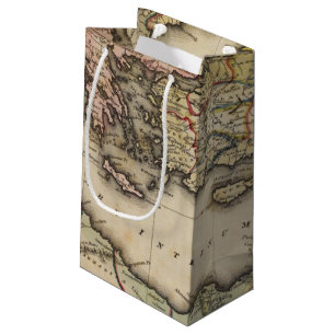 Petit Sac Cadeau Carte d'atlas de Moyen-Orient