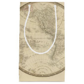 Petit Sac Cadeau Carte d'atlas du monde (Devant)