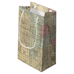 Petit Sac Cadeau Carte de Chicago par Mitchell