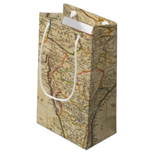 Petit Sac Cadeau Carte de Hindostan ou de l'Inde