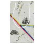 Petit Sac Cadeau Carte de la Californie (Devant)