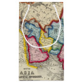 Petit Sac Cadeau Carte de l'Asie (Dos)