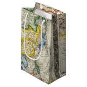 Petit Sac Cadeau Carte de l'Asie (Devant Angle)