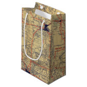 Petit Sac Cadeau Carte de norme du Minnesota (Devant Angle)