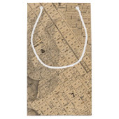 Petit Sac Cadeau Carte de San Francisco (Dos)