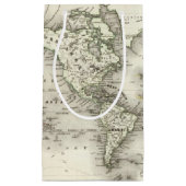 Petit Sac Cadeau Carte du monde (Devant)