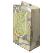 Petit Sac Cadeau Carte ethnographique de l'Europe (Devant Angle)