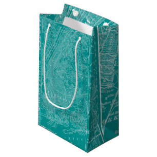 Petit Sac Cadeau Carte graphique de New York