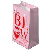 Petit Sac Cadeau Carte Jour des Valentines Rouge Rose (Devant Angle)