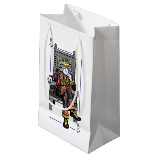 Petit Sac Cadeau Carte King (Devant Angle)
