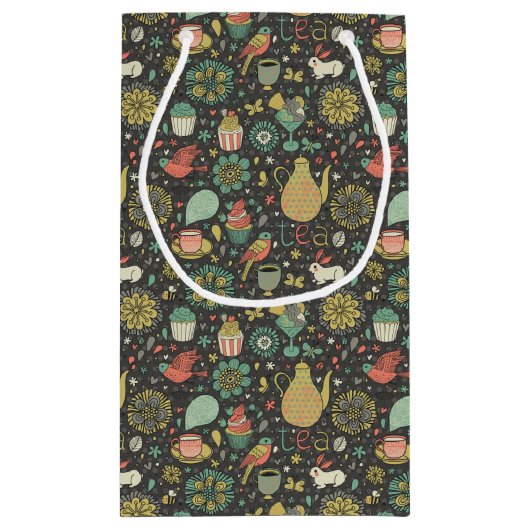 Petit Sac Cadeau Carte lumineuse savoureuse de thé (Dos)