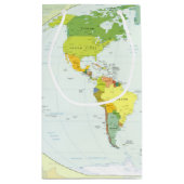 Petit Sac Cadeau Carte mondiale Globe Pays Atlas (Dos)