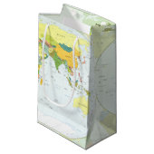 Petit Sac Cadeau Carte mondiale Globe Pays Atlas (Devant Angle)