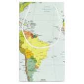 Petit Sac Cadeau Carte mondiale Globe Pays Atlas (Dos)