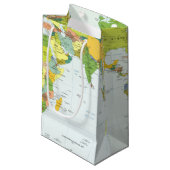 Petit Sac Cadeau Carte mondiale Globe Pays Atlas (Devant Angle)
