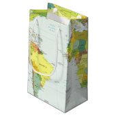 Petit Sac Cadeau Carte mondiale Globe Pays Atlas (Dos Angle)