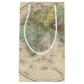 Petit Sac Cadeau Cartes hypsométriques du monde (Devant)