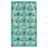 Petit Sac Cadeau Carton Jack Russell Terrier (Dos)